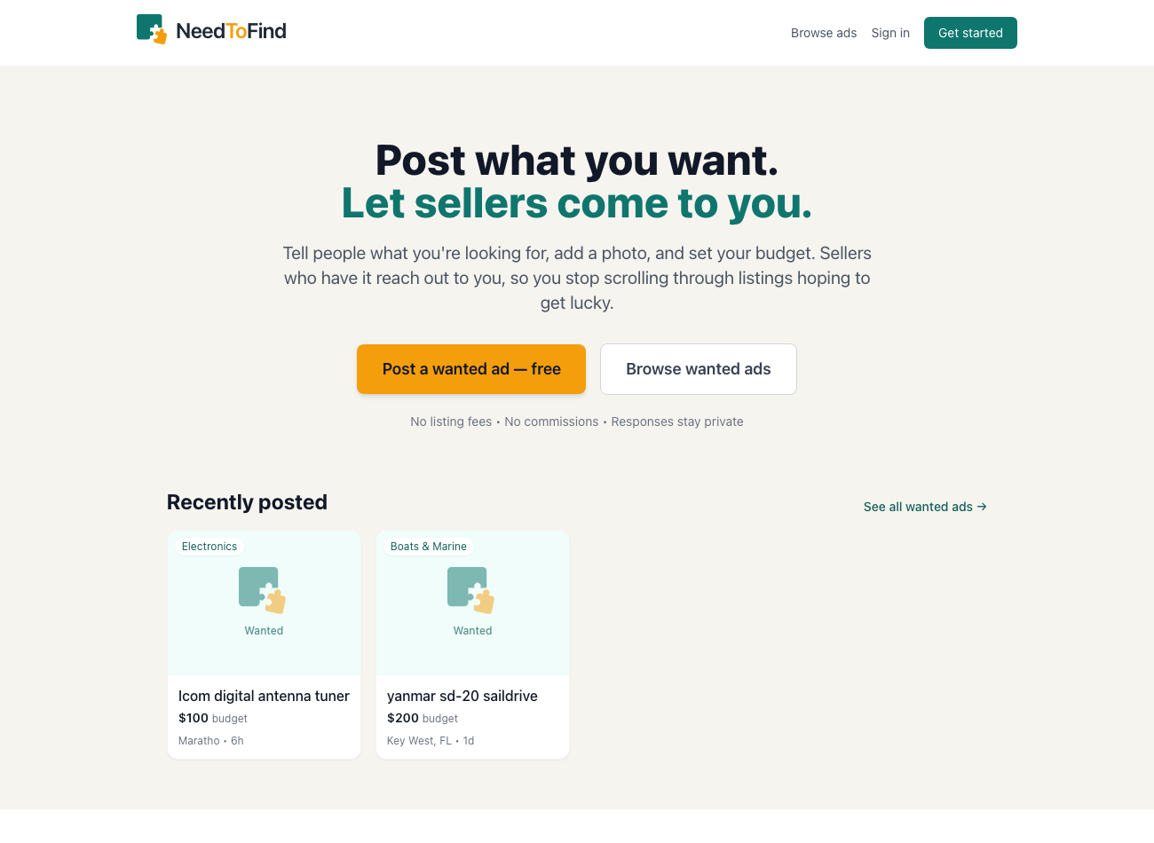 NeedToFind App Screenshot